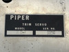 PET-1 Piper PA28-140 Trim Servo Assembly