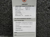 Gulfstream 1159FP20025-57F Gulfstream GII Engine Generator and Alternator Control Placard 