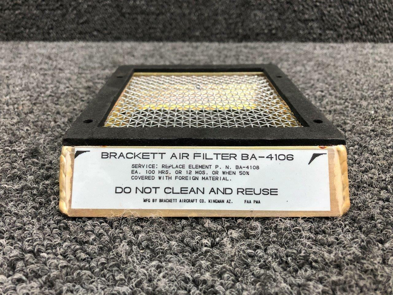 BA4106 Brackett Air Filter Housing Assy W/ STC (SA71GL) (NEW OLD STOCK