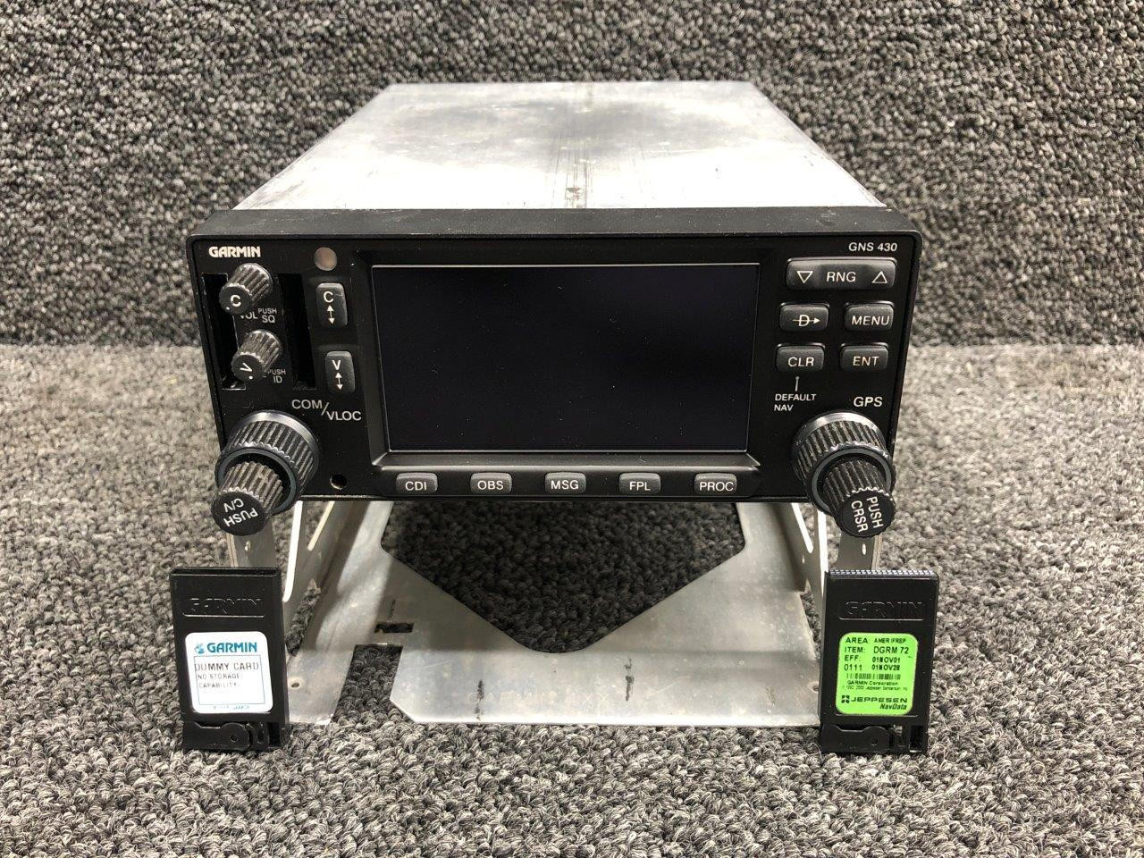 0110028010 Garmin GNS430 GPS, Navigation Radio with Tray and Data Card Core