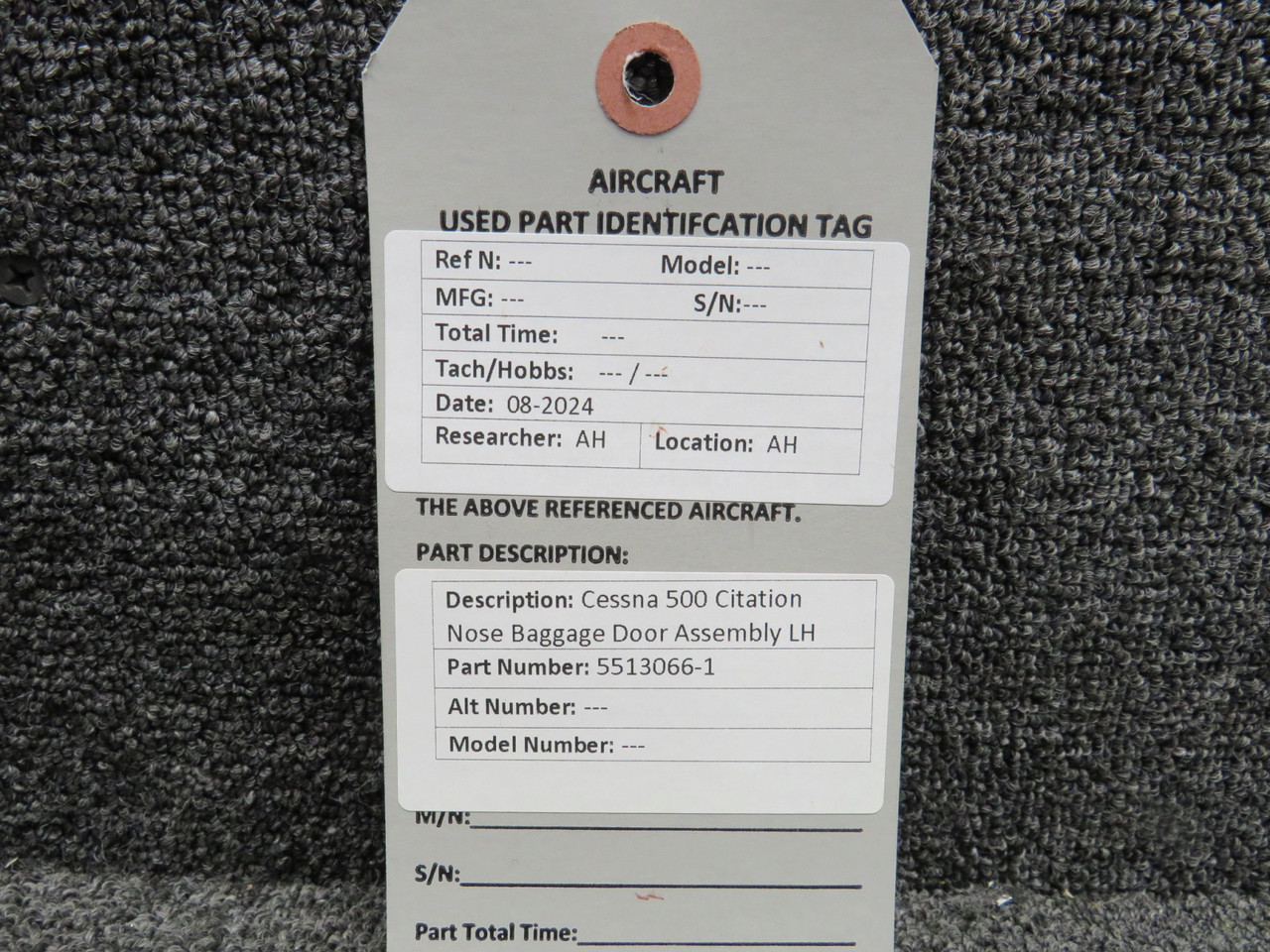 5513066-1 Cessna 500 Citation Nose Baggage Door Assembly Left Hand