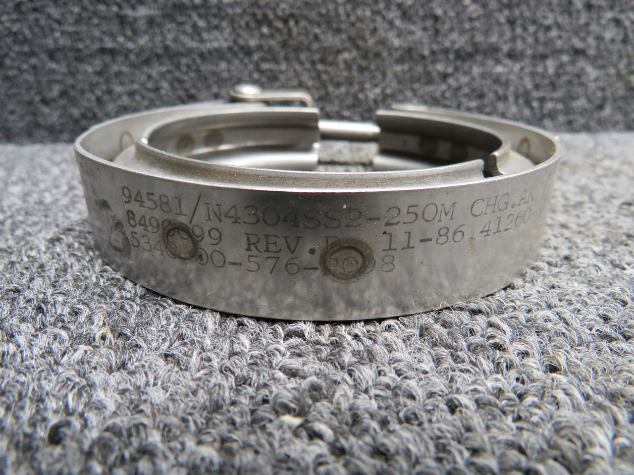94581 (Alt: N4304SS2-250M) Nuco Clamp Unit