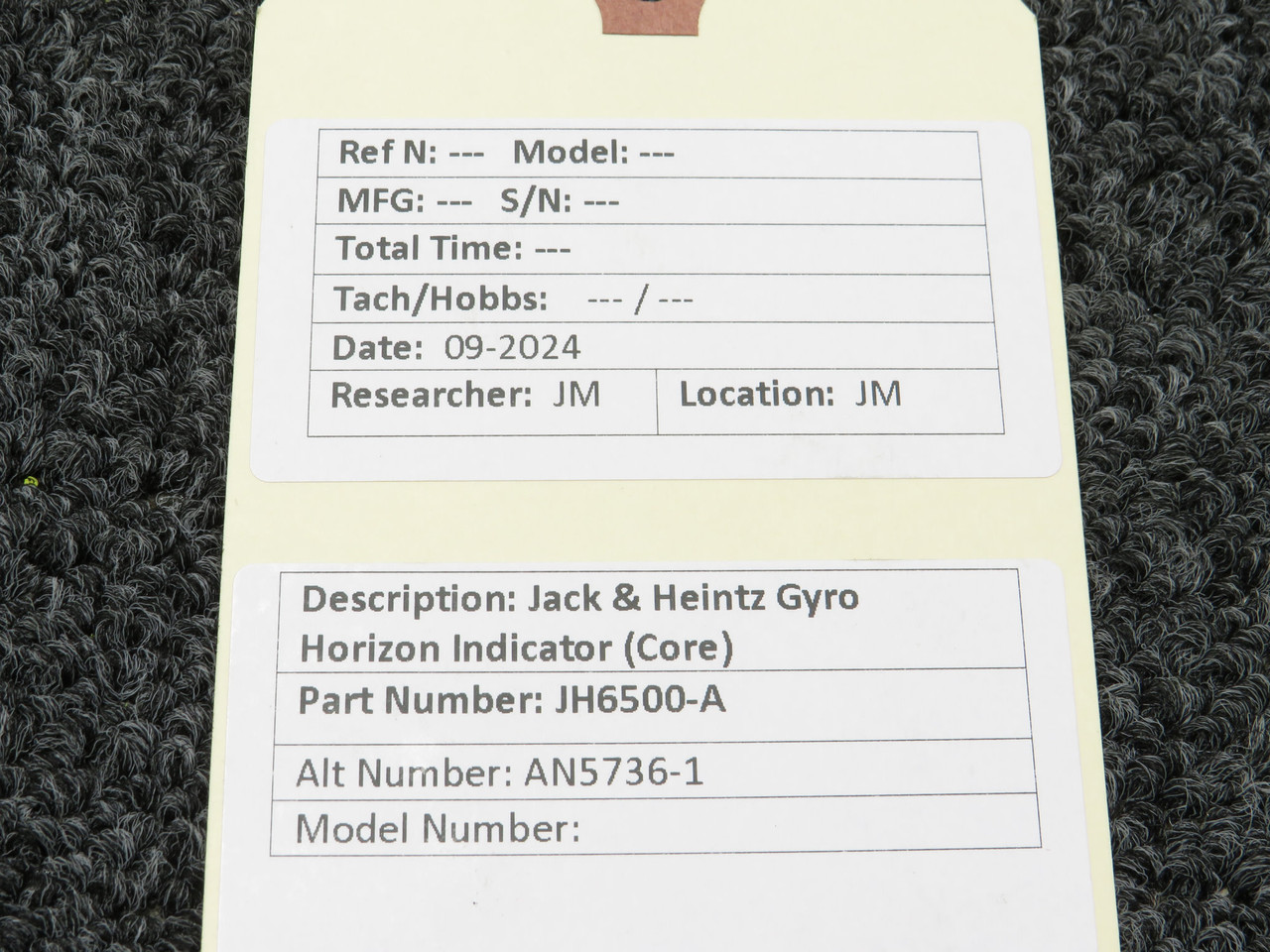 JH6500-A Alternative Part Number AN5736-1 Jack and Heintz Gyro