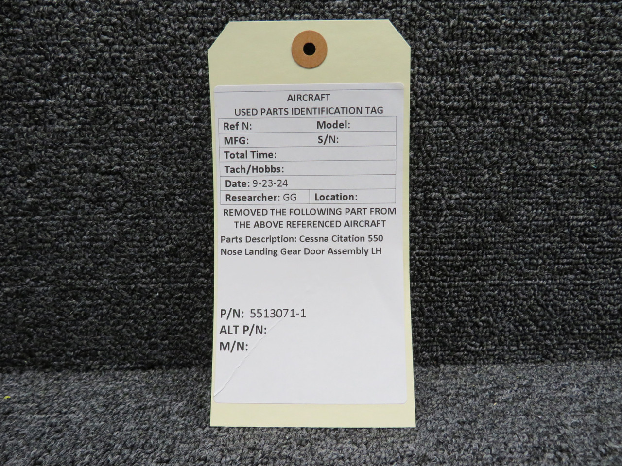 5513071-1 Use Part Number 5513071-29 Cessna Citation 550 Landing