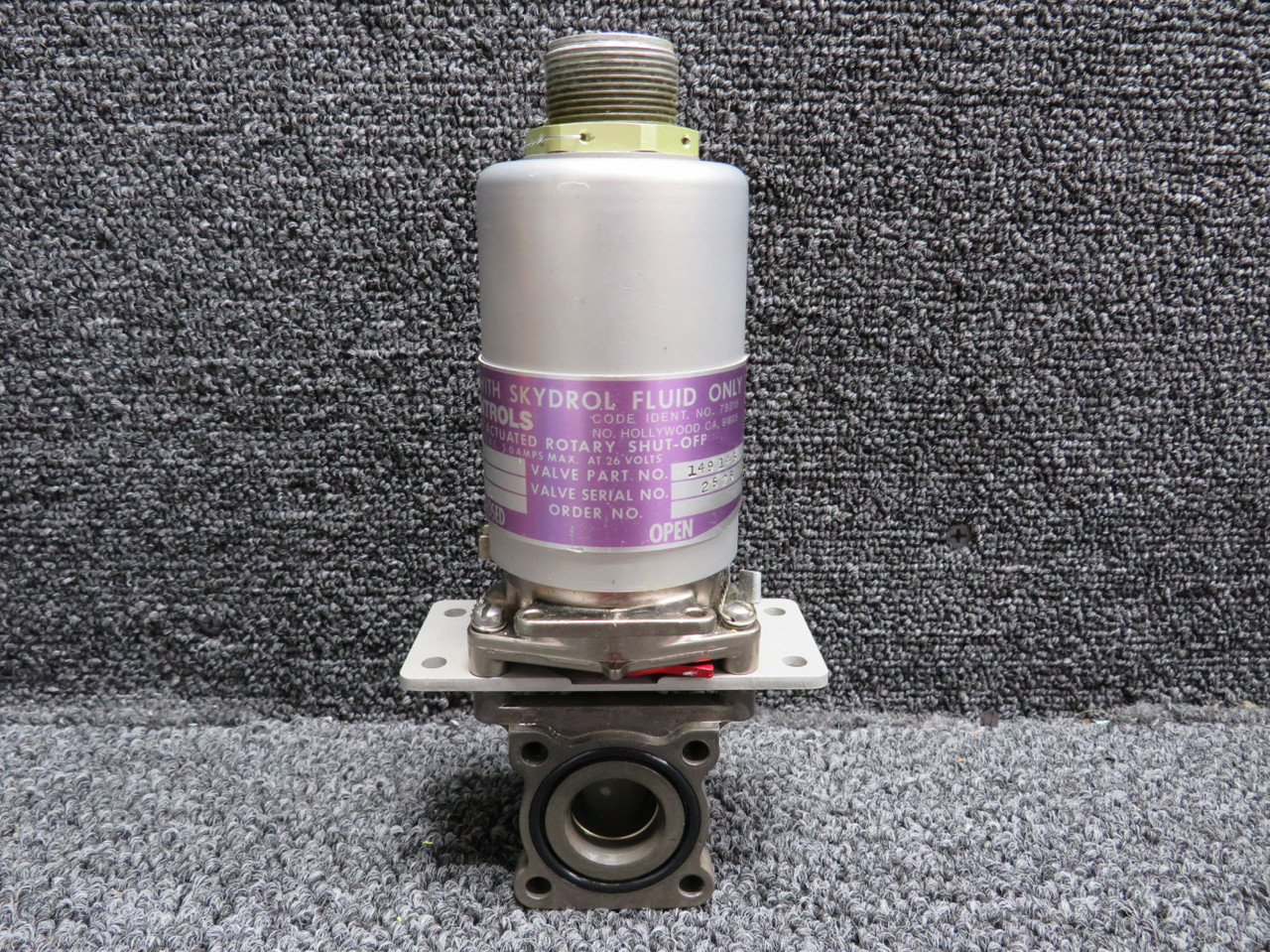 E-② 149145 Whittaker Hydraulic Motor Actuator Shutoff Valve Core with