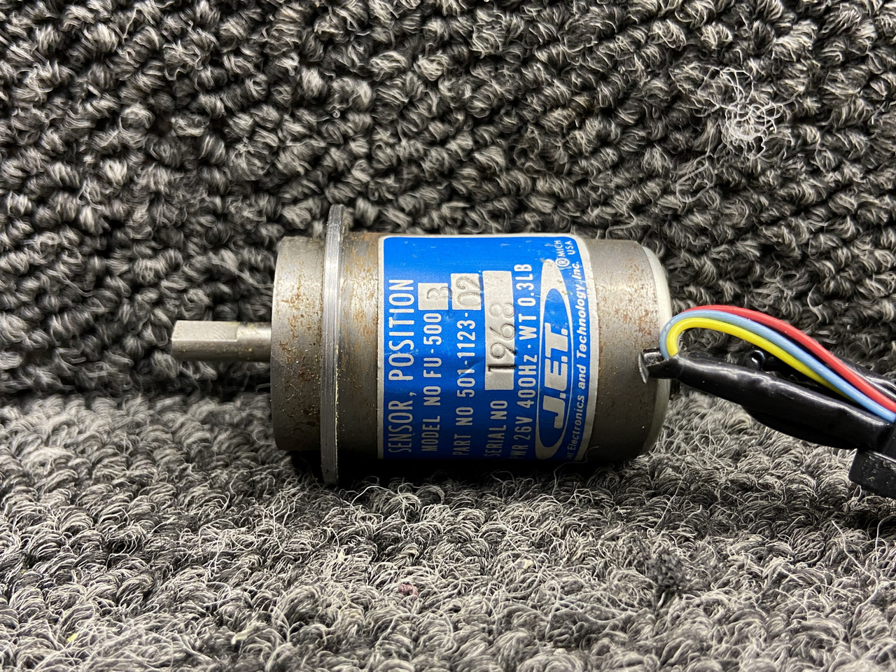 501-1123-02 JET FU-500B Horizontal Stabilizer Position Sensor (26V