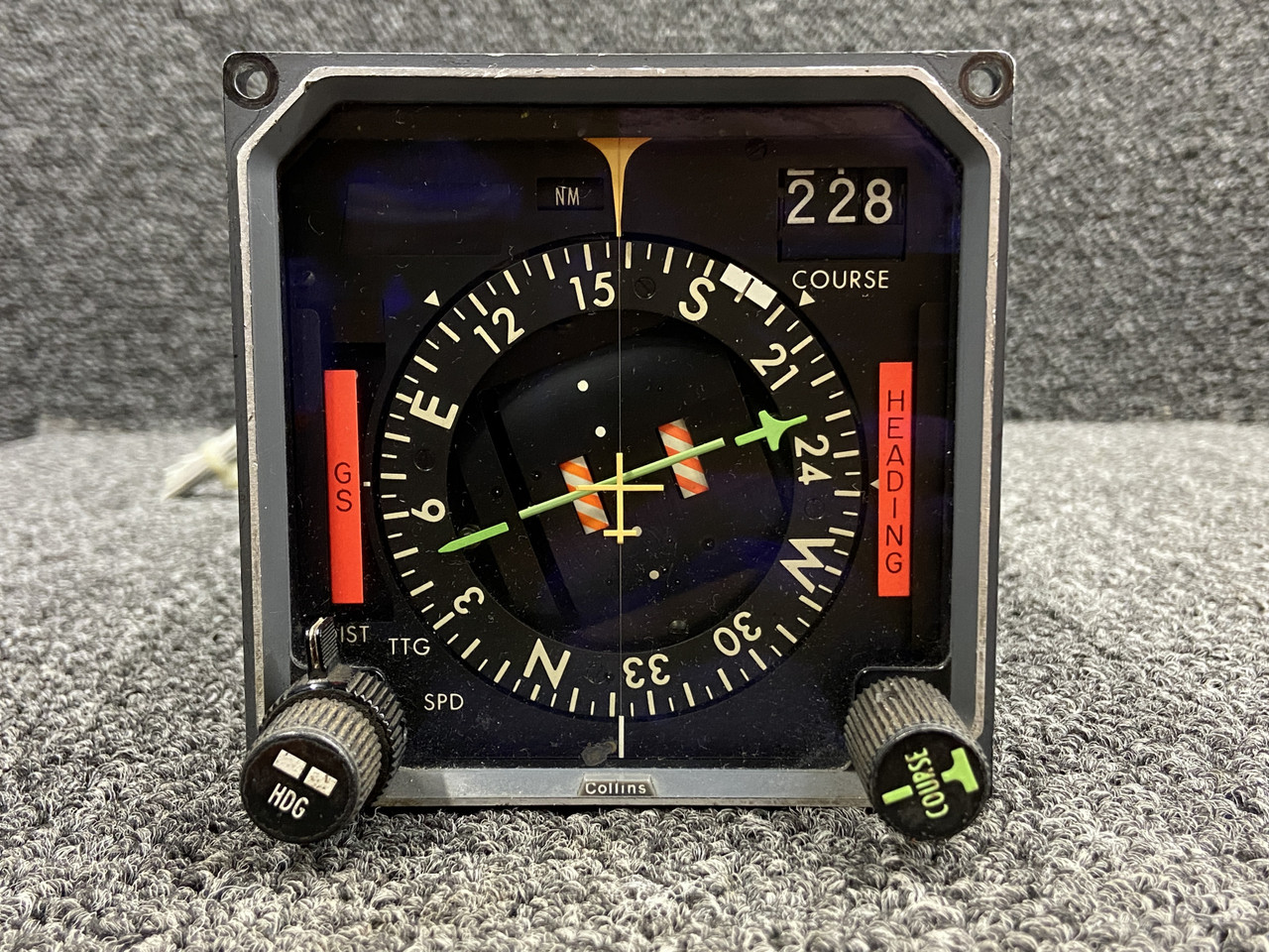 622-4151-013 Collins Avionics HSI-84 Course Select Indicator with