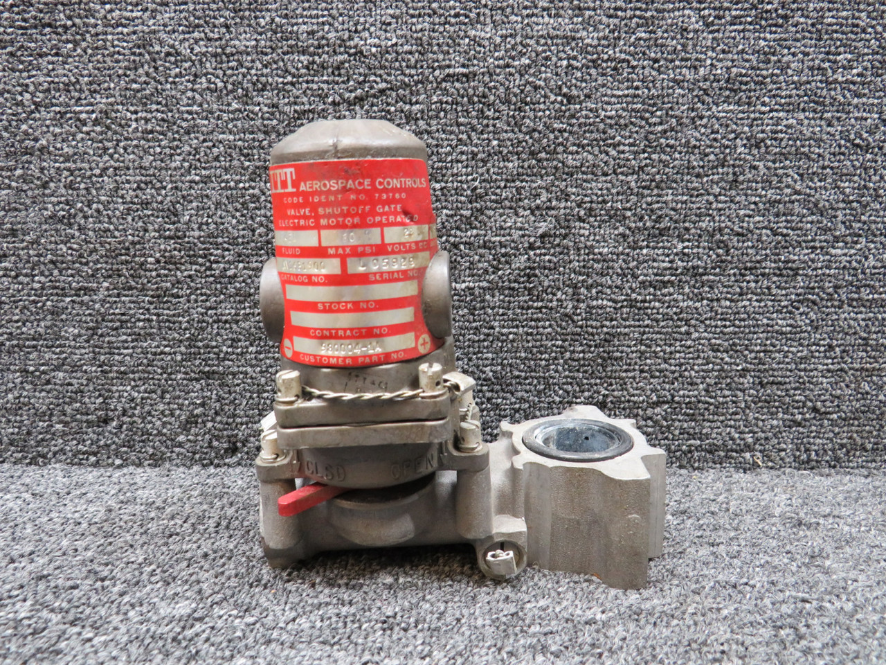 AV16B1900 (Alt: 980004-1A) ITT Fuel Shutoff Gate Valve (Volts: 28)