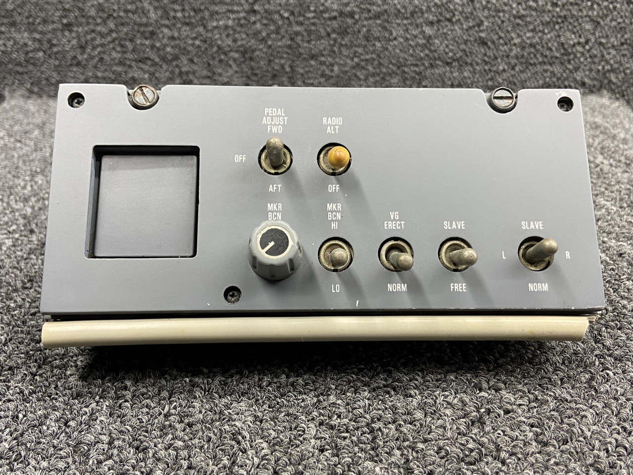 5489120-13, JG911B16 Lear Jet 55 Pilots Overlay Switch Panel