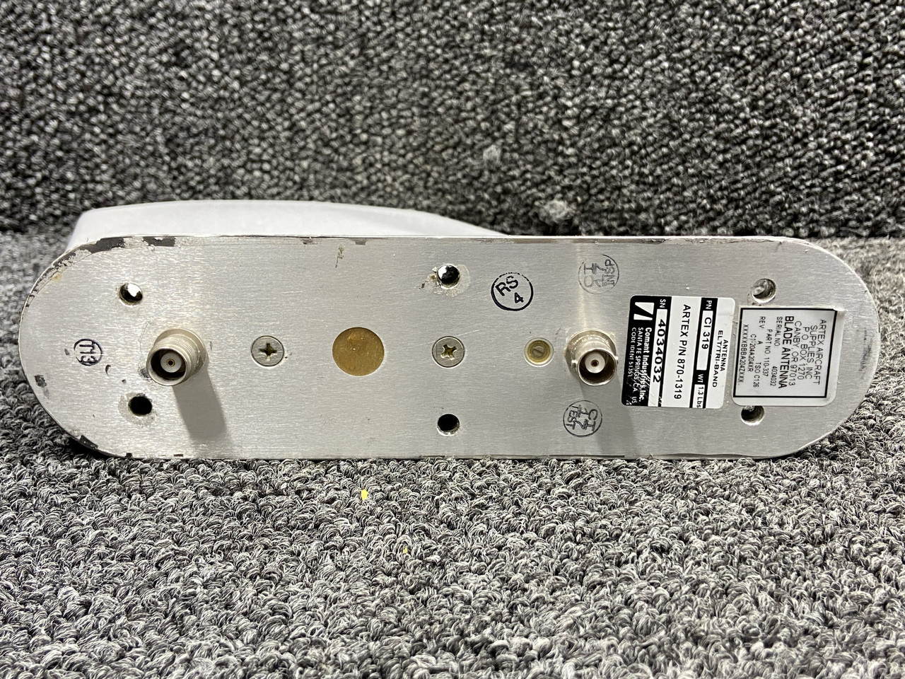 CI-319 (Alt: 110-337) Comant Industries, Artex ELT, Tri-Band Blade