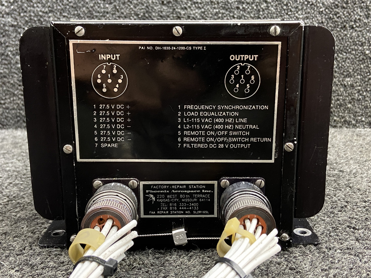 DH-1030-24-1200-CS1LA (Alt: 6608109-3) Phoenix Transverter (Volts: 28)