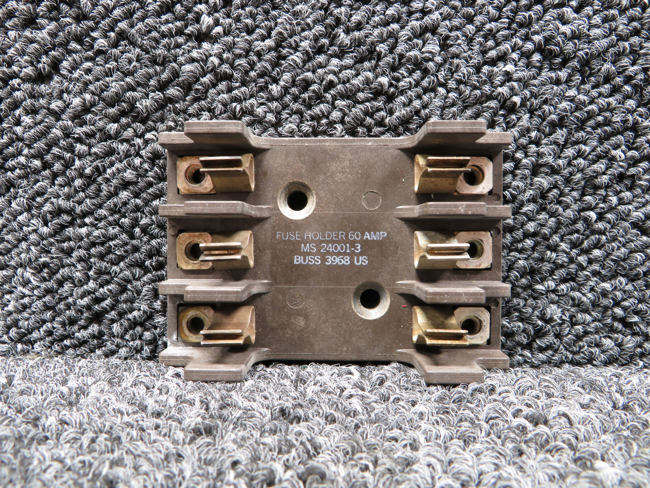 MS24001-3 (Alt: BUSS-3968) Bussmann 60 AMP Fuseholder For Sale
