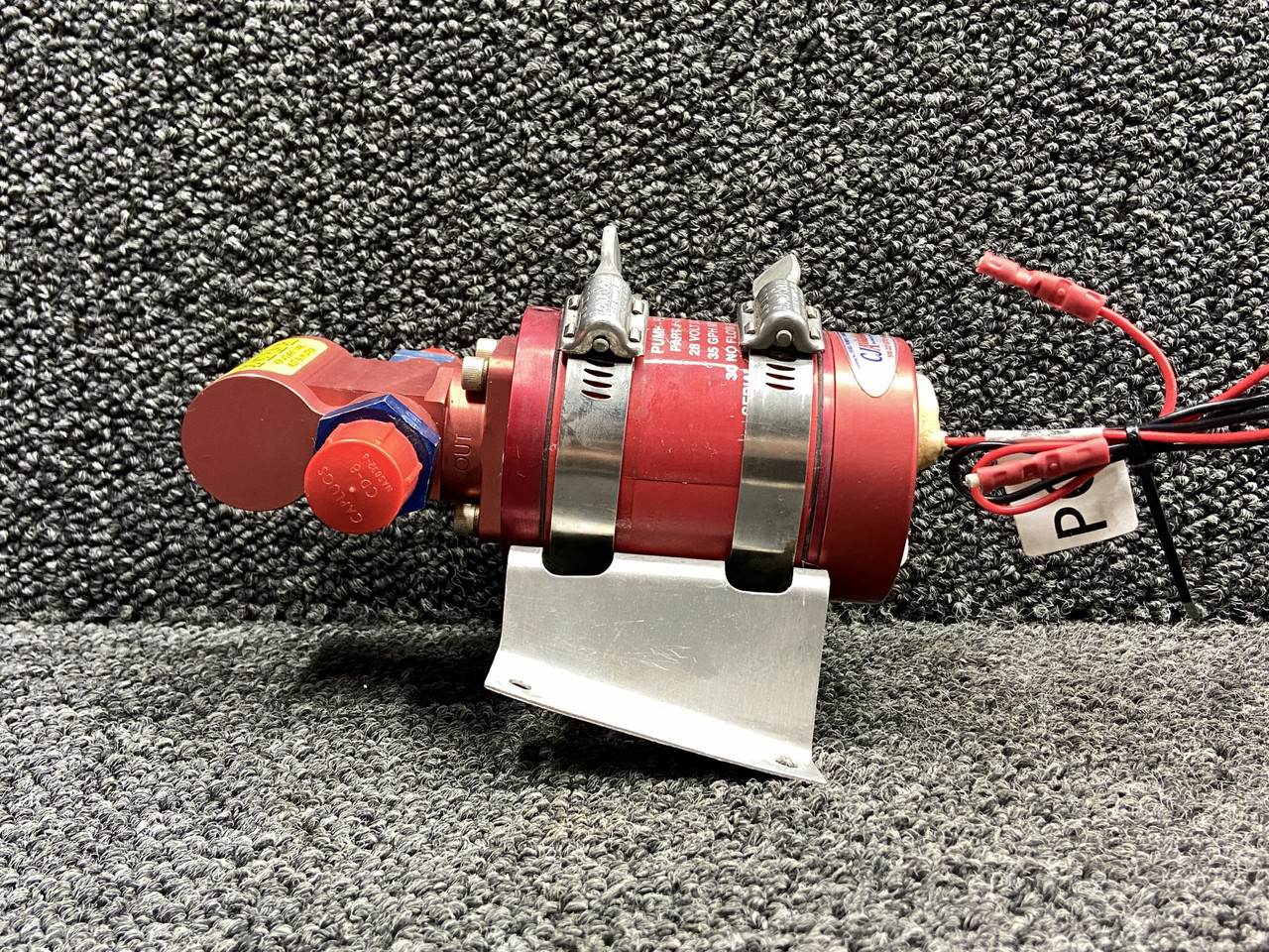 4140-00-15CJ (Alt: C291504-0201) CJ Access Auxiliary Fuel Pump with Mount (28V)