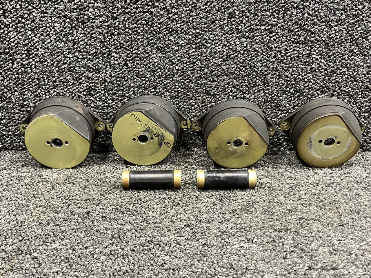 J12454-1, J12454-2 Continental TSIO-520-H4B Engine Shock Mount Set (Incomplete)