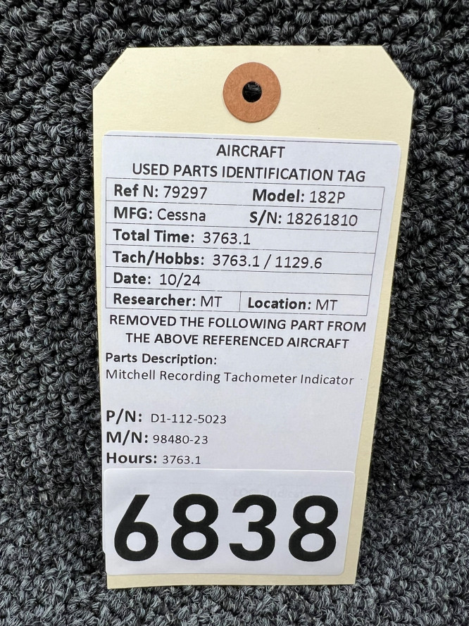 mareichiko88ページ D1-112-5023 Mitchell 98480-23 Recording Tachometer Indicator