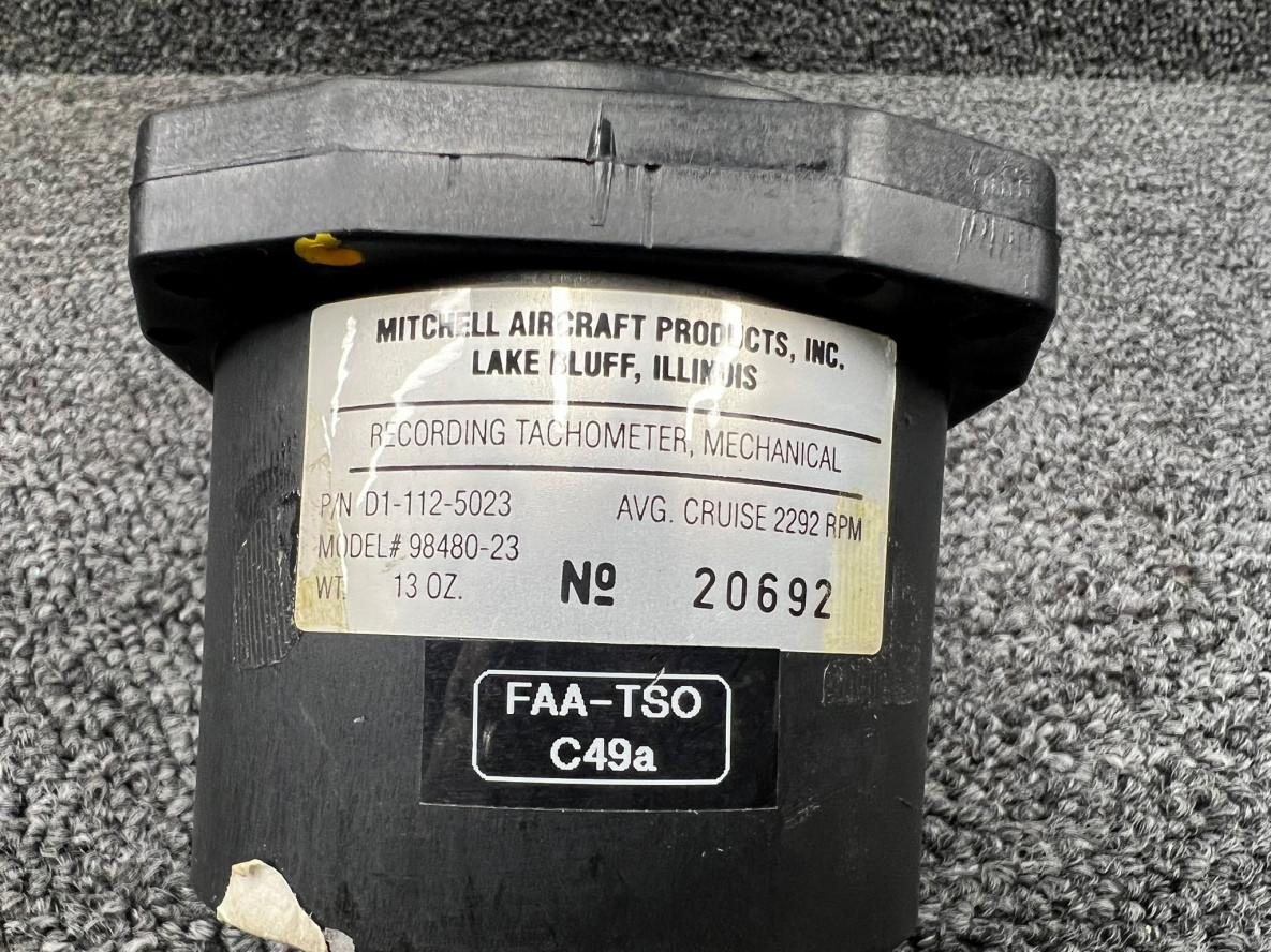 D1-112-5023 Mitchell 98480-23 Recording Tachometer Indicator
