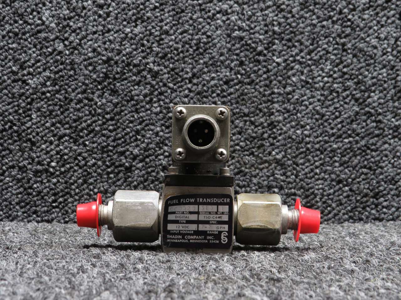 660526 Shadin TSO-C44A Fuel Flow Transducer For Sale