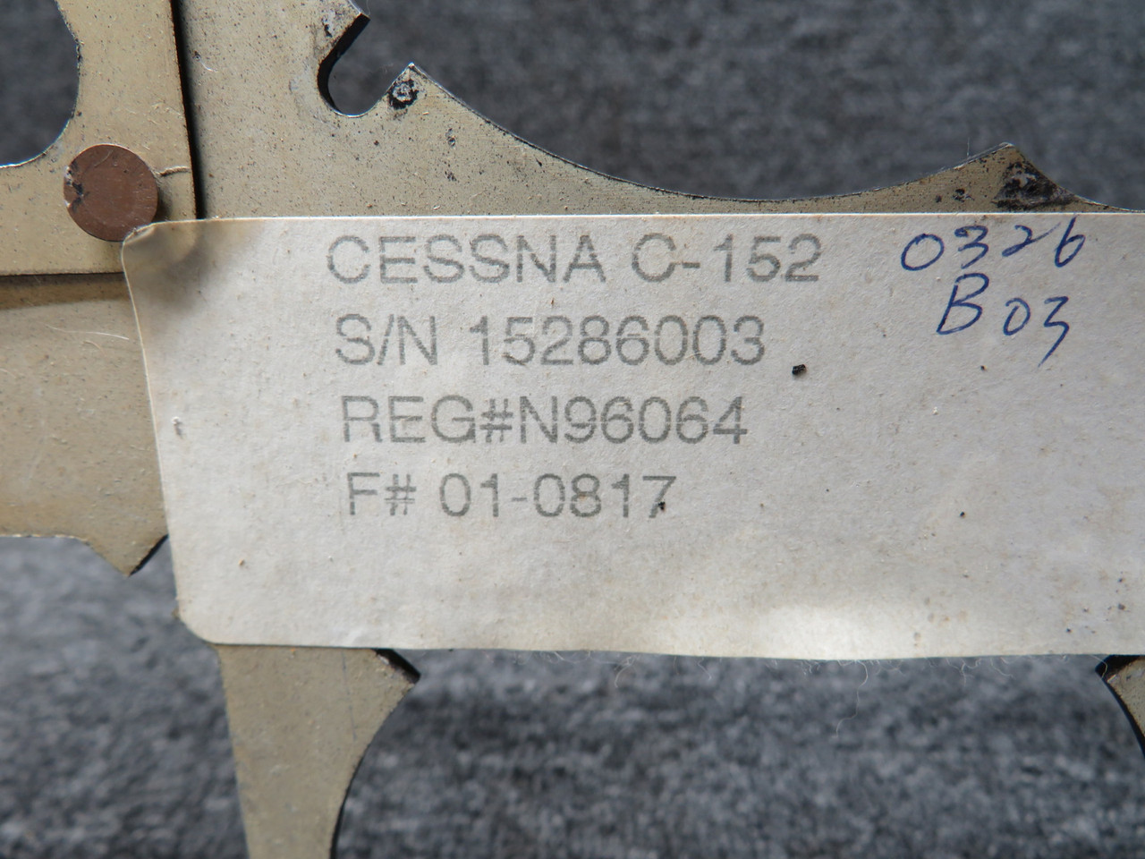 0413610-1 Cessna 152 Instrument Panel Assembly For Sale