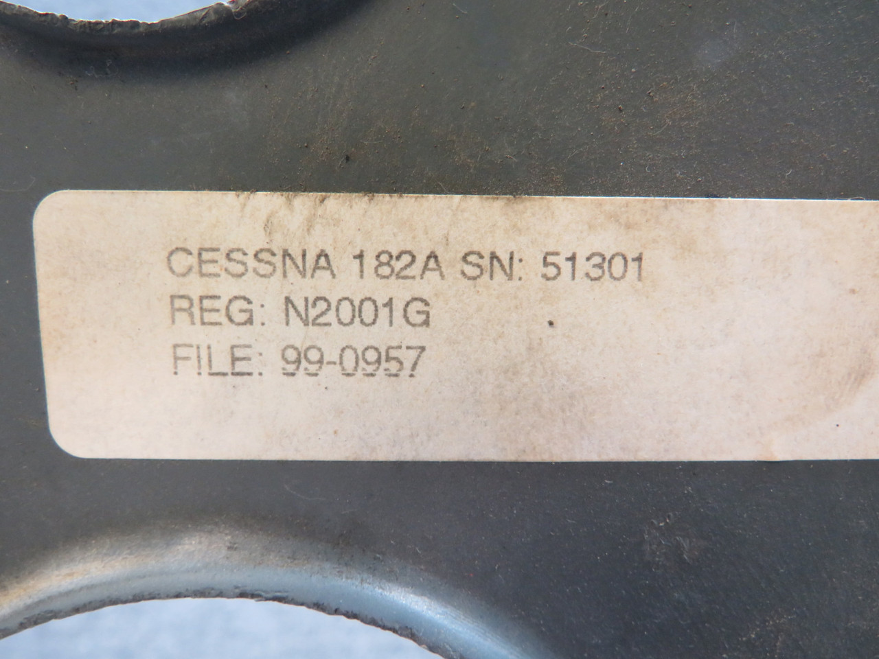 0713214-29 Cessna 182A Shock Instrument Panel Cover For Sale