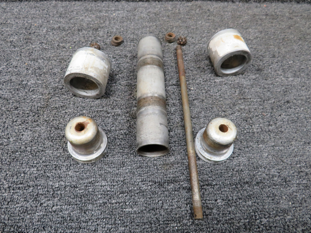 0543003 Cessna 172N Nose Gear Axle Tube Assembly and Ferrules