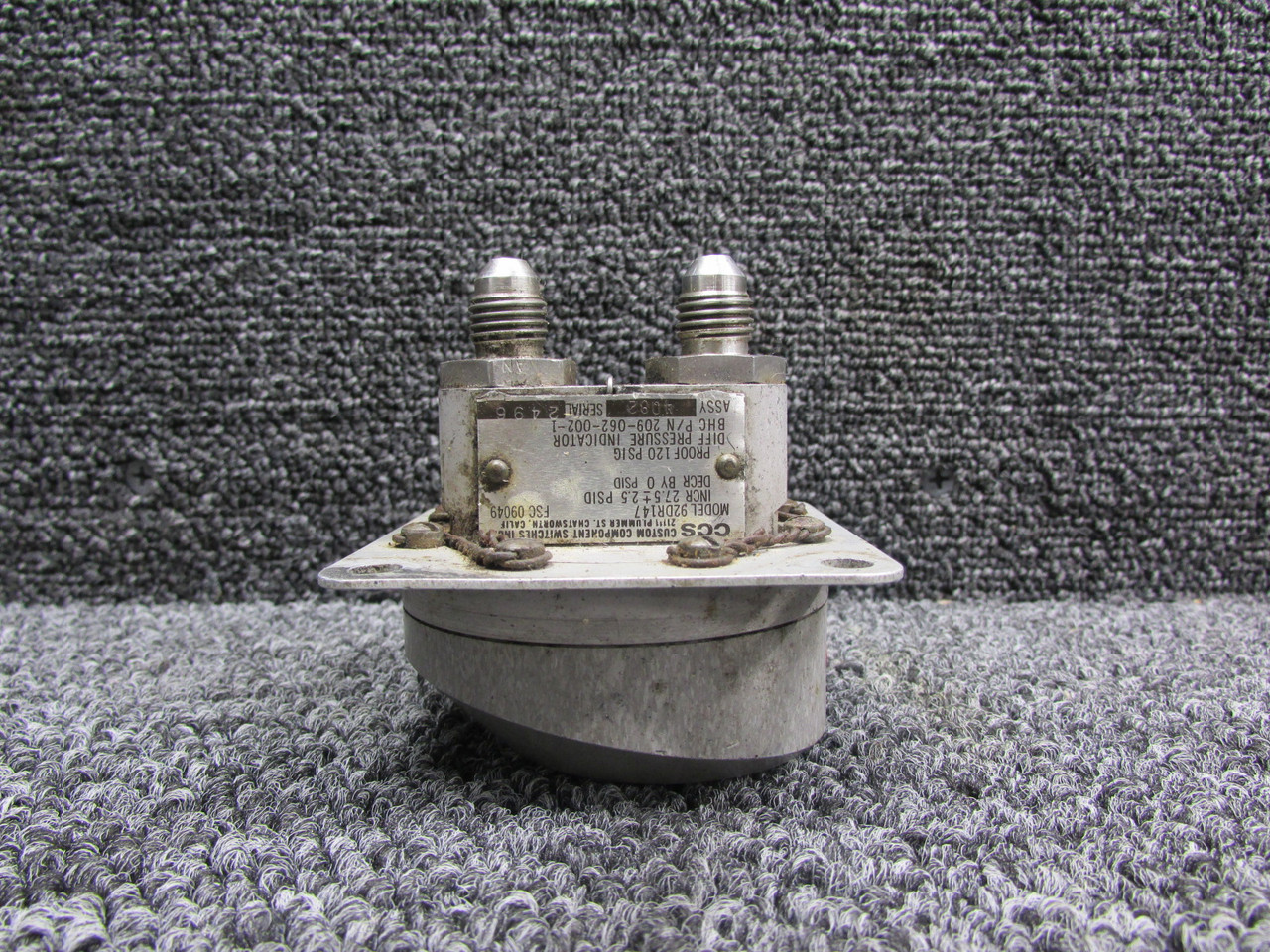 209-062-002-1 CCS 92DR147 Differential Pressure Indicator Unit