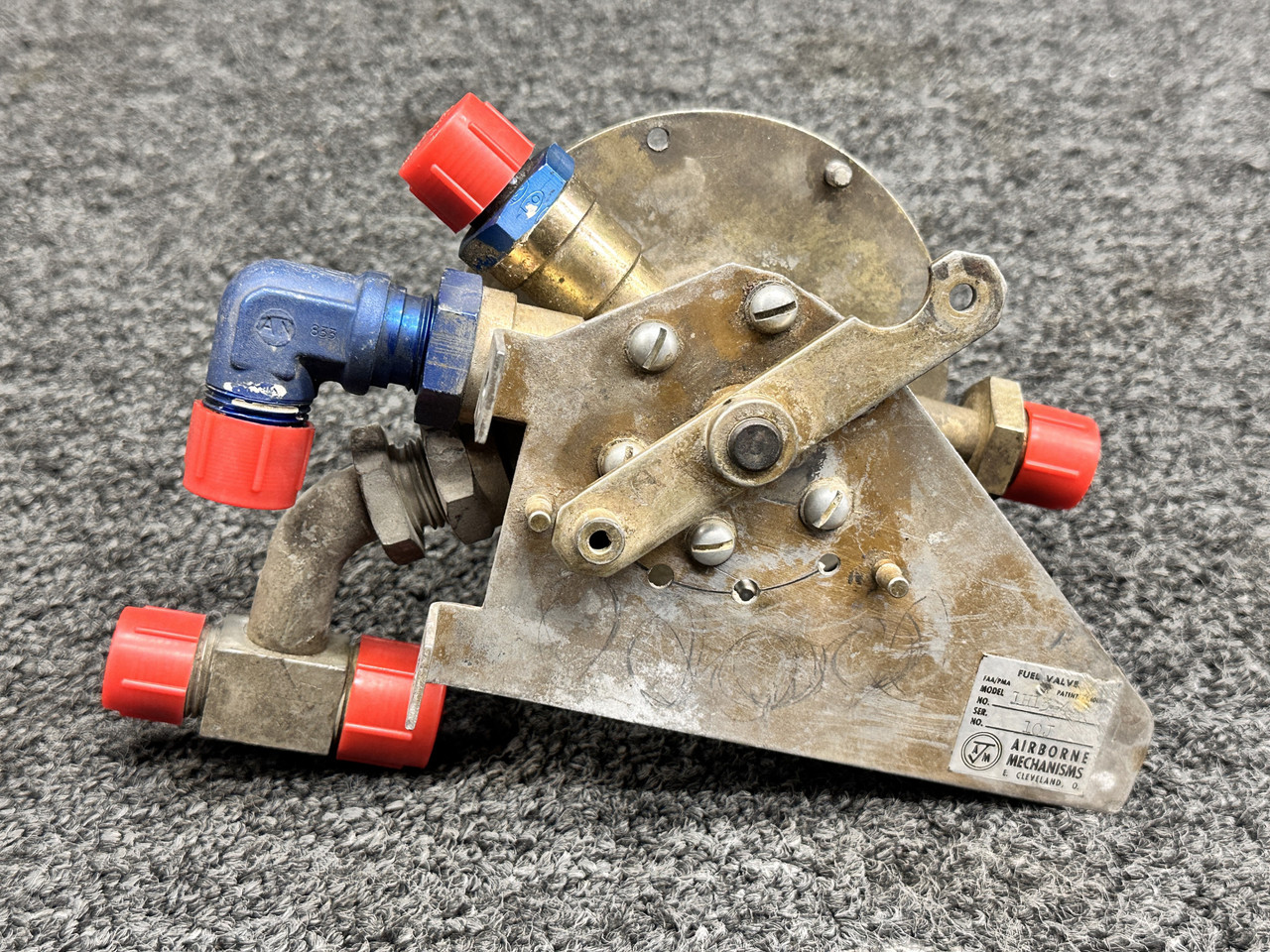 ハル① 1H13-4 Airborne Fuel Selector Valve Assembly For Sale