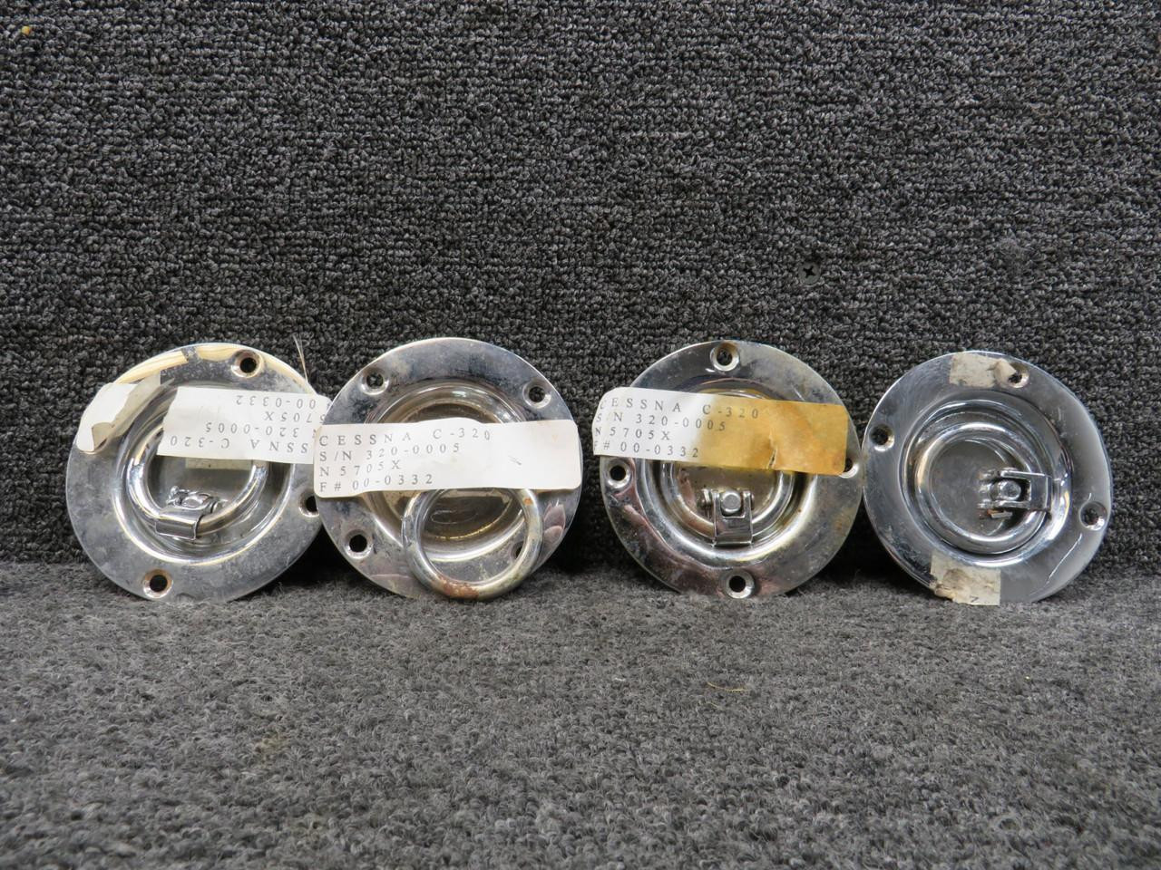 FDC1885M2-2 Cessna 320 Cargo Tie Down Fitting Set of Four For Sale