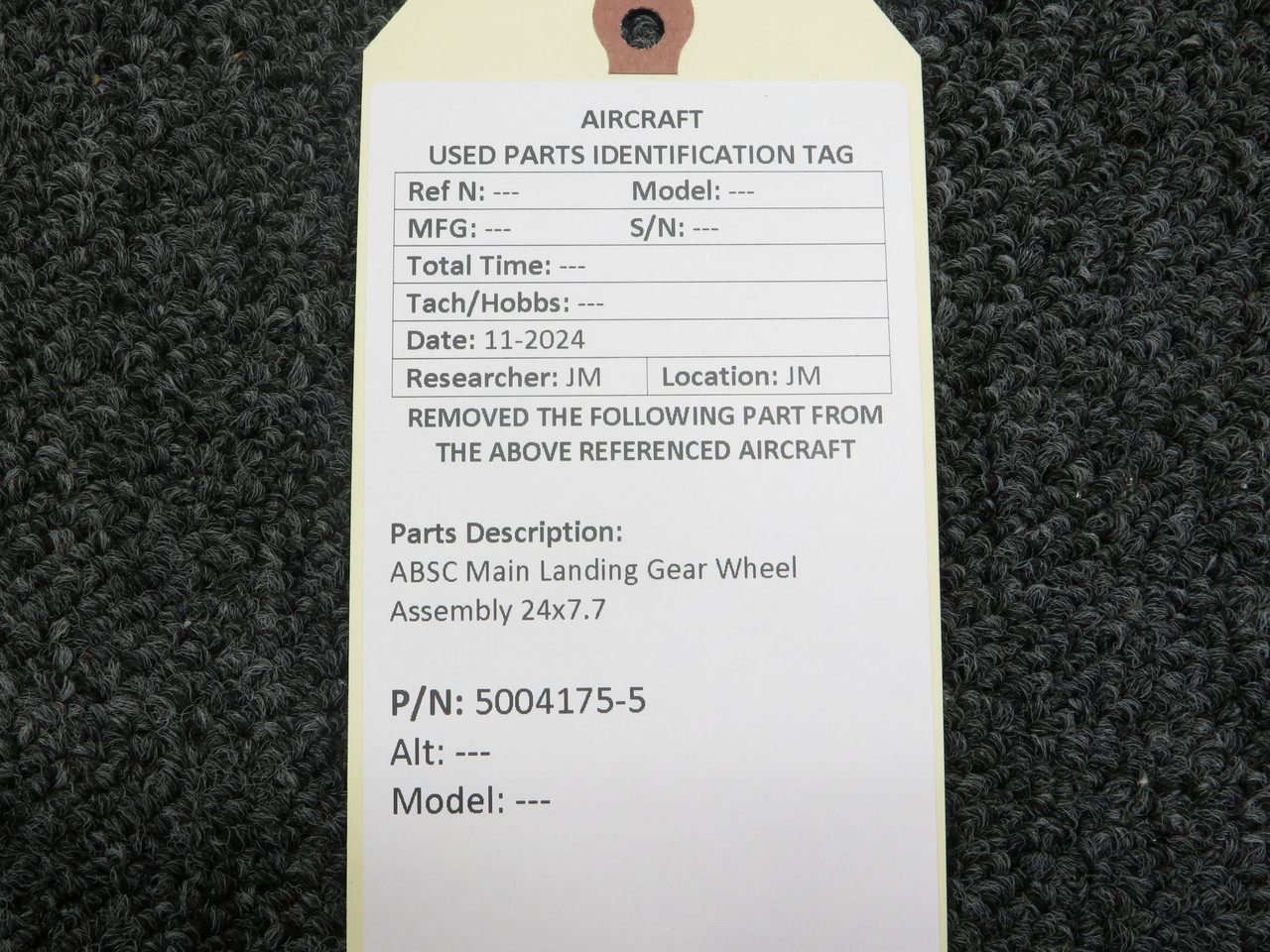 5004175-5 ABSC Main Landing Gear Wheel Assembly 24x7.7 For Sale