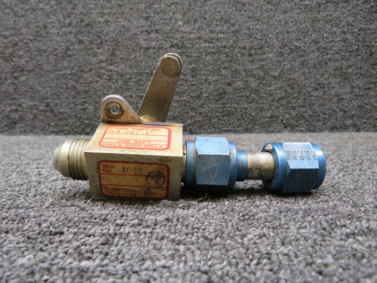 HE-797-1 Use Part Number S1903-1 H&E Fuel Shut-Off Valve