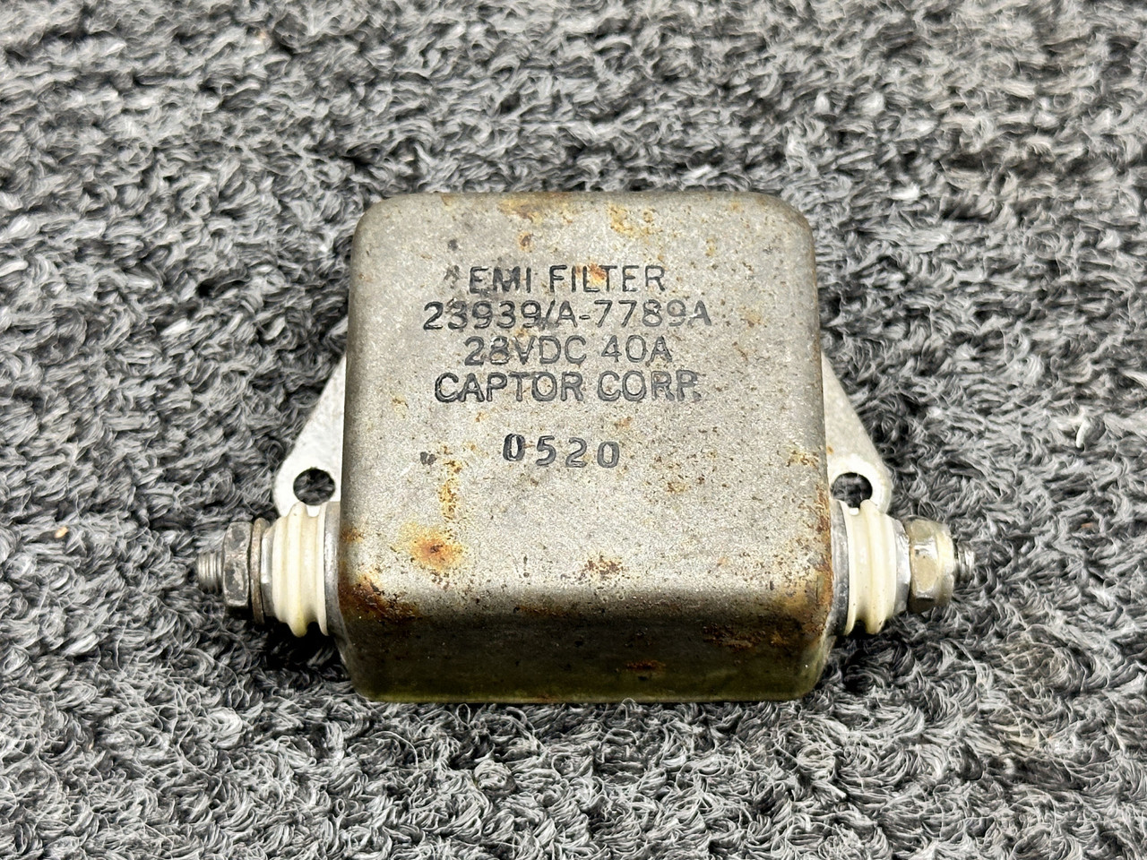 23939-A-7789A Captor EMI Noise Filter Assembly (28 Volts, 40 Amps)