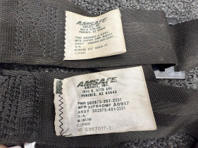 500595-401-2251 AmSafe Aft Seat Belt Assembly (4 Straps) For Sale