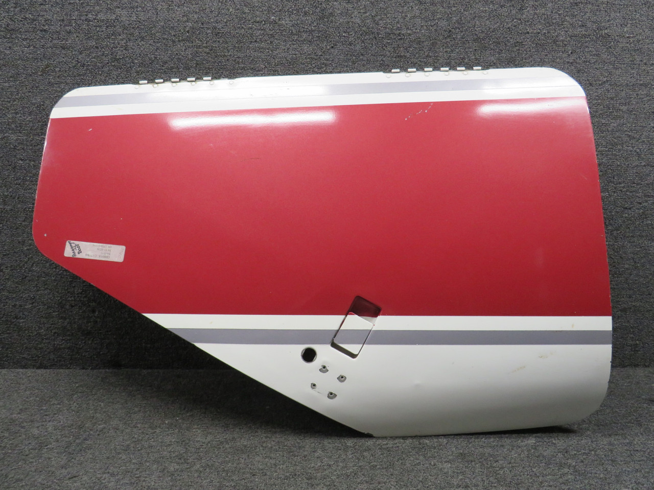 2017001-4 Cessna 177RG Baggage Door Minus Lock, Striped