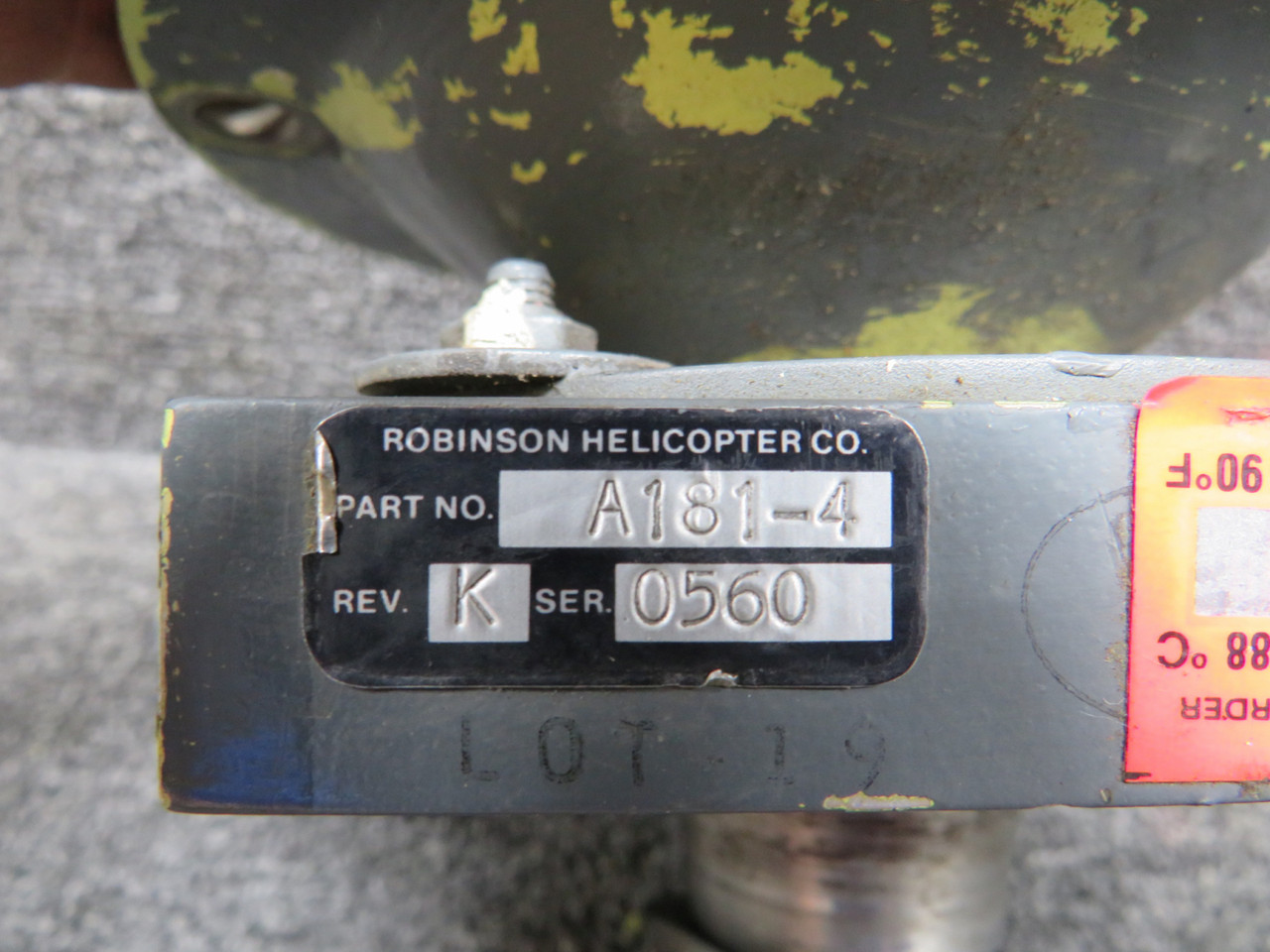 A007-3 (Alt: A181-4) Robinson R22 Fan Shaft with Lower Bearing