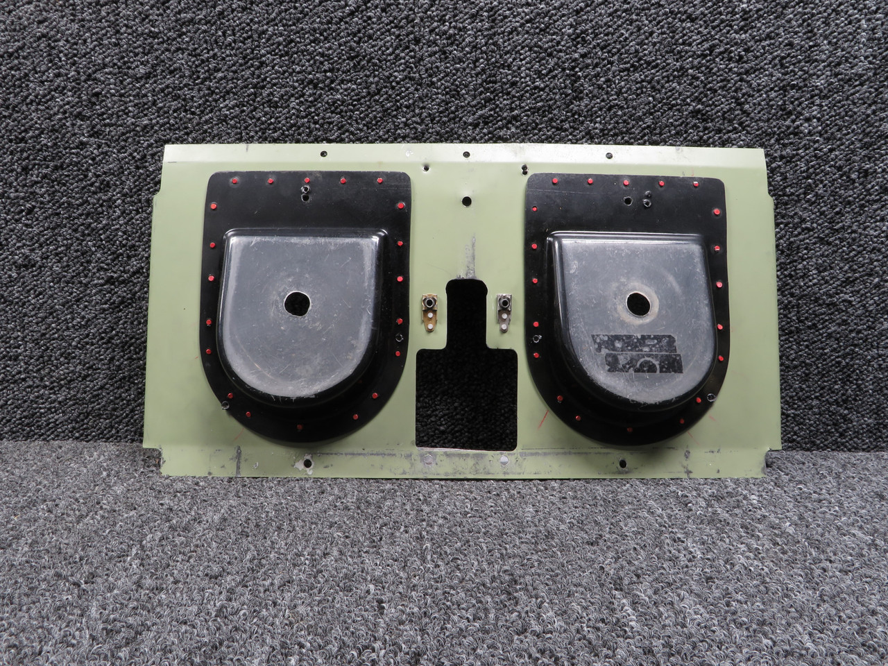 5115256-3 Cessna 421C Fuel Selector Valve Cover Floorboard Assembly