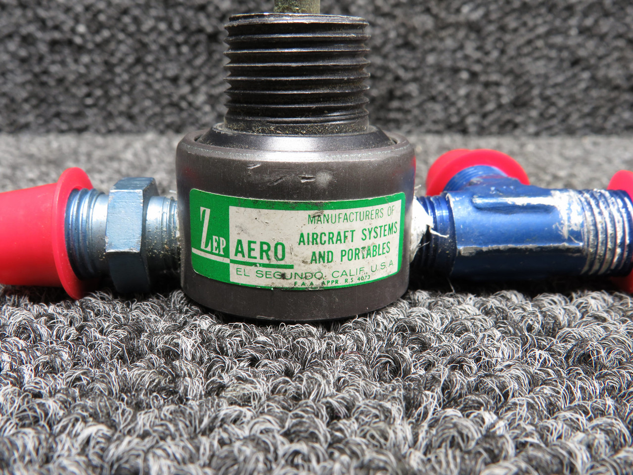 ZV902B-1 Zep Aero Oxygen Shutoff Valve (No Knob) For Sale