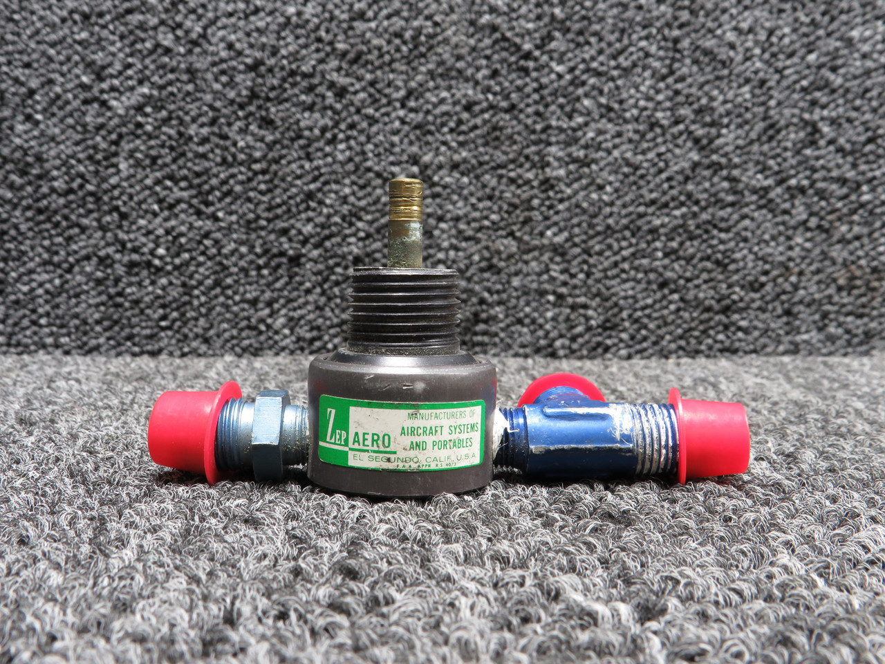 ZV902B-1 Zep Aero Oxygen Shutoff Valve (No Knob) For Sale