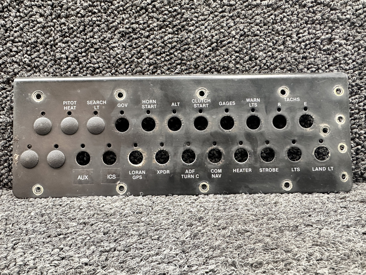 B490-2, B170-1, A938-2 Robinson R22 Breaker Panel Set (No Breakers)