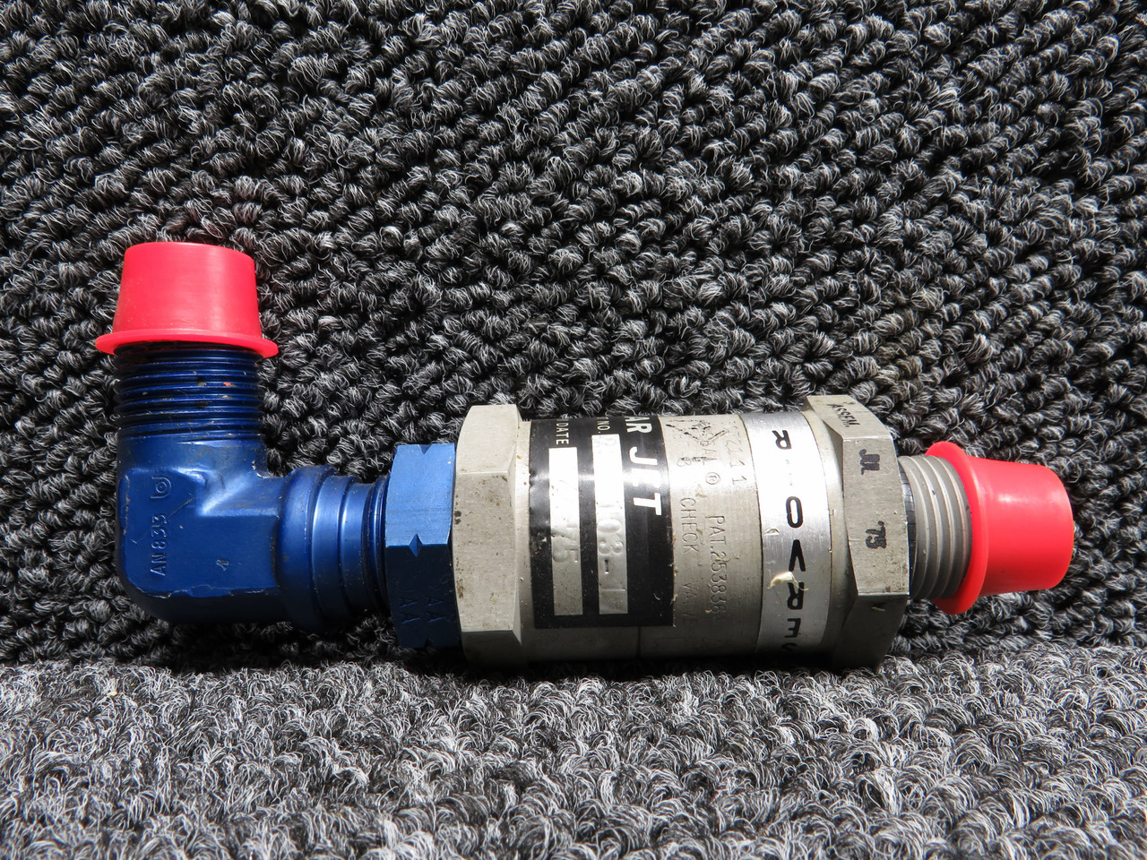 2380103-1 (Alt: 877A-8BT-3) LearJet Circle Seal Check Valve Assembly