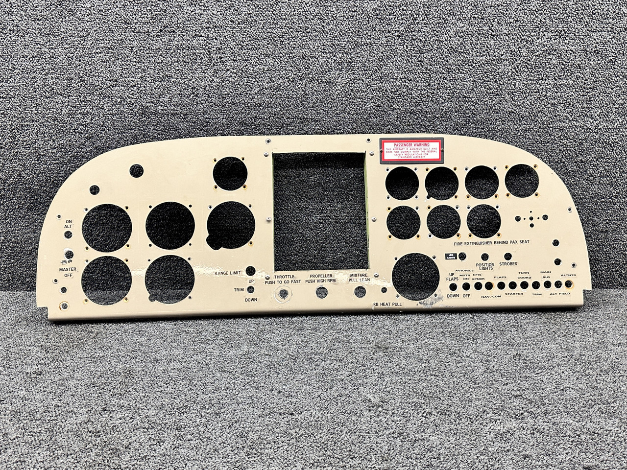 FLIGHT INSTRUMENT PANEL(中古品) Sabre 6 Fighter Instrument Panel RCAF #23717 – AeroAntique