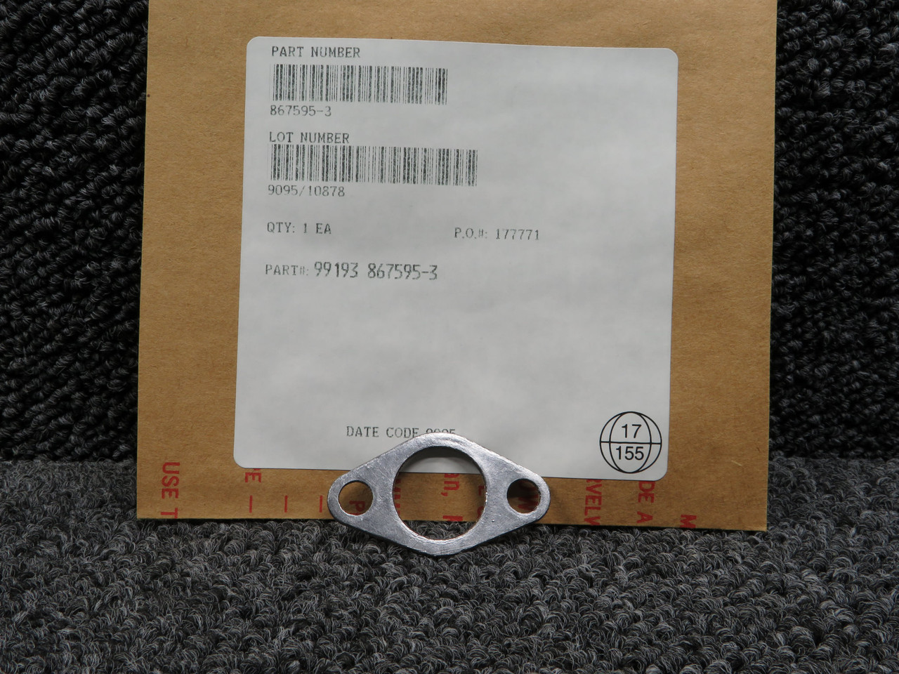 867595-3 Honeywell Gasket Nozzle Set of 5 (New Old Stock)