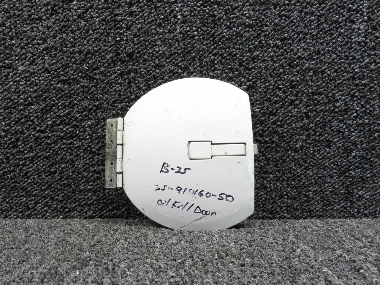 35-910160-50 Beechcraft 35 Oil Filler White Access Door