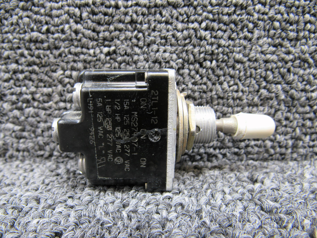2TL1-12 (Alt PN: MS27407-1) Micro Toggle Switch Assembly For Sale