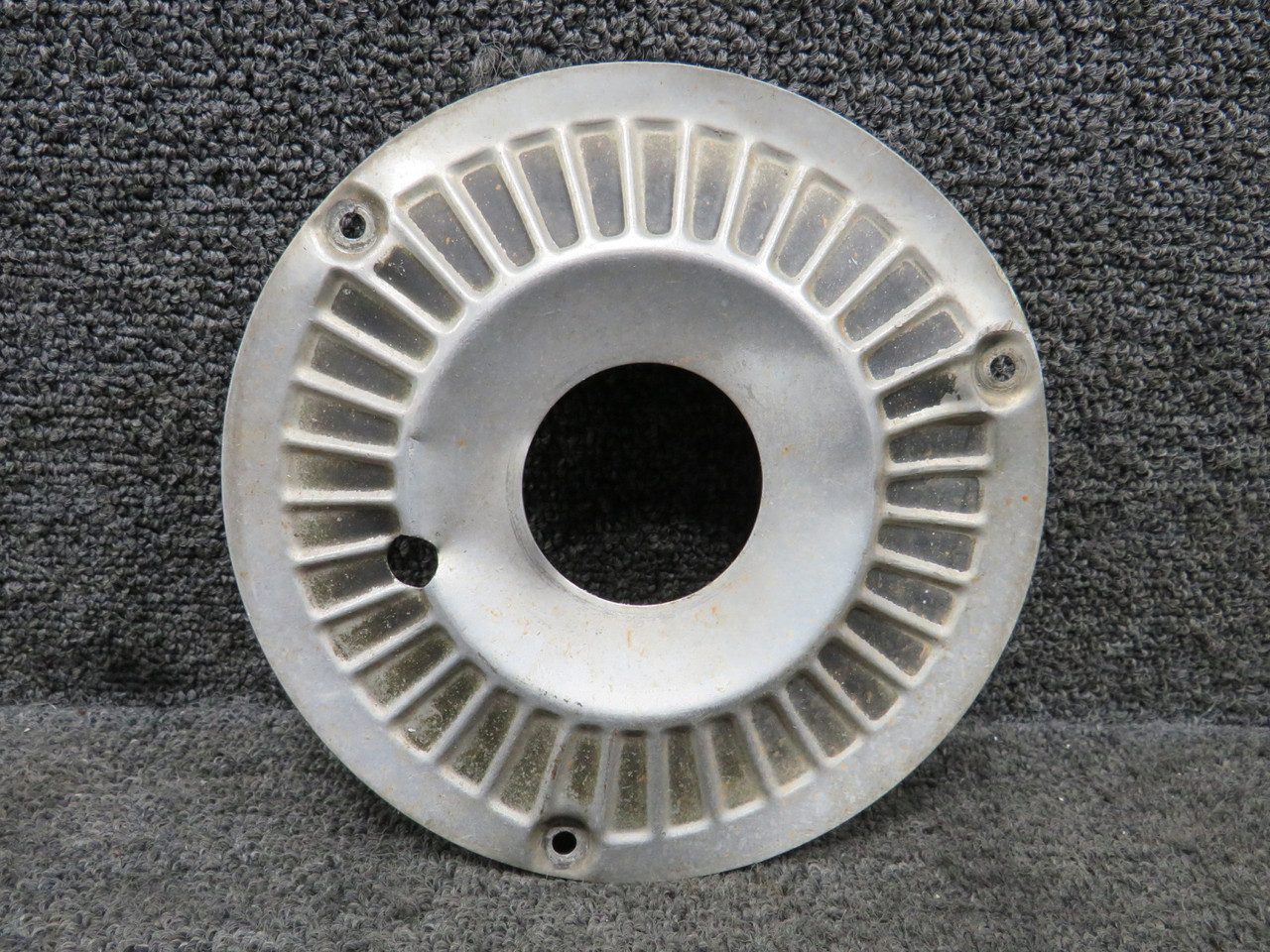 0743627-3 Cessna 172P Nose Wheel Hub Cap (Stem Side) (Worn) (Bent)