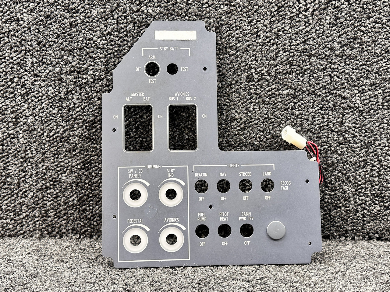 LSI-92-1016-8 (Alt: 9910607-8) Cessna LED Switch Panel (28 Volts)