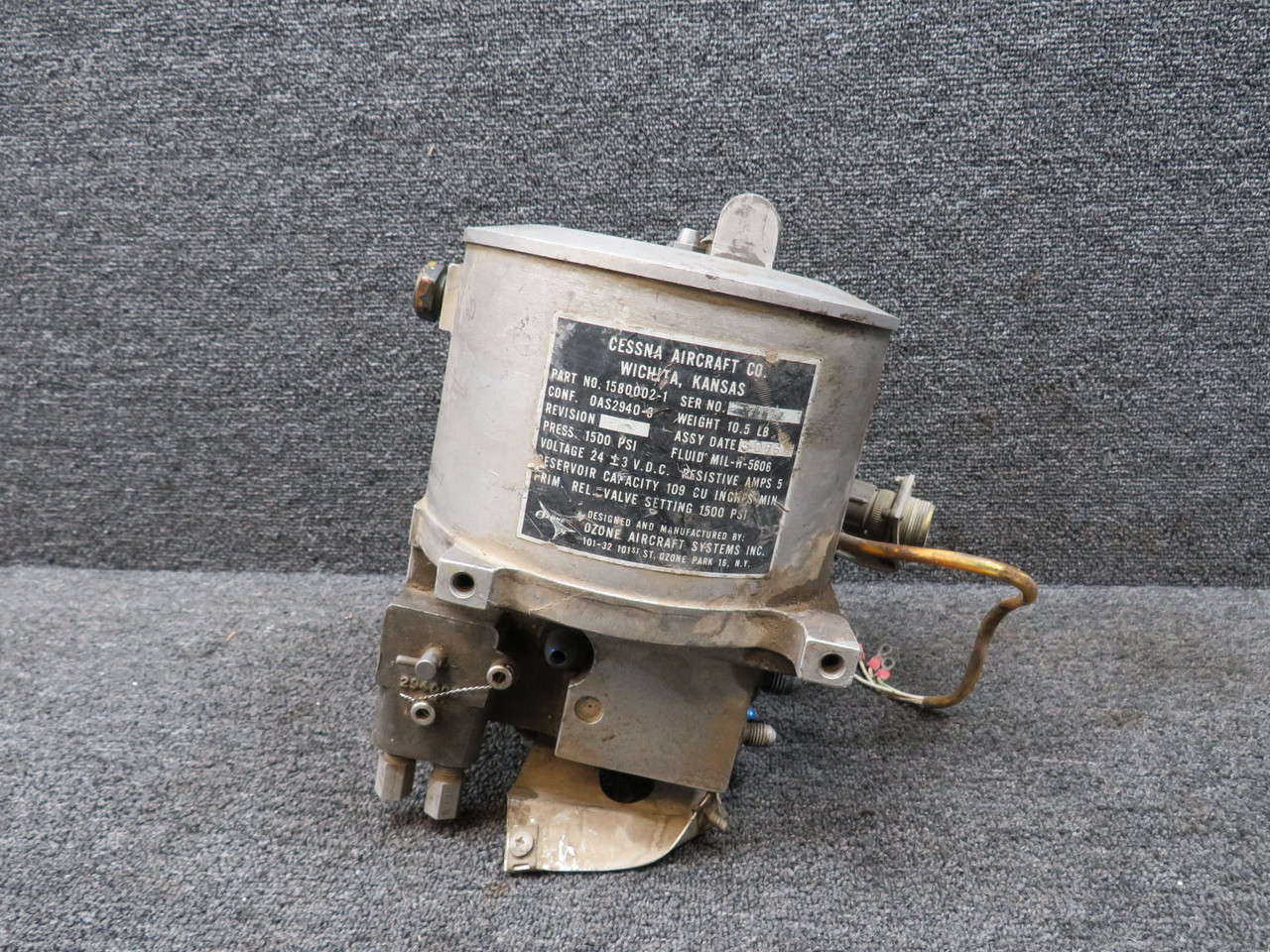 1580002-1 Ozone Hydraulic Power Pack Assembly (Worn) For Sale