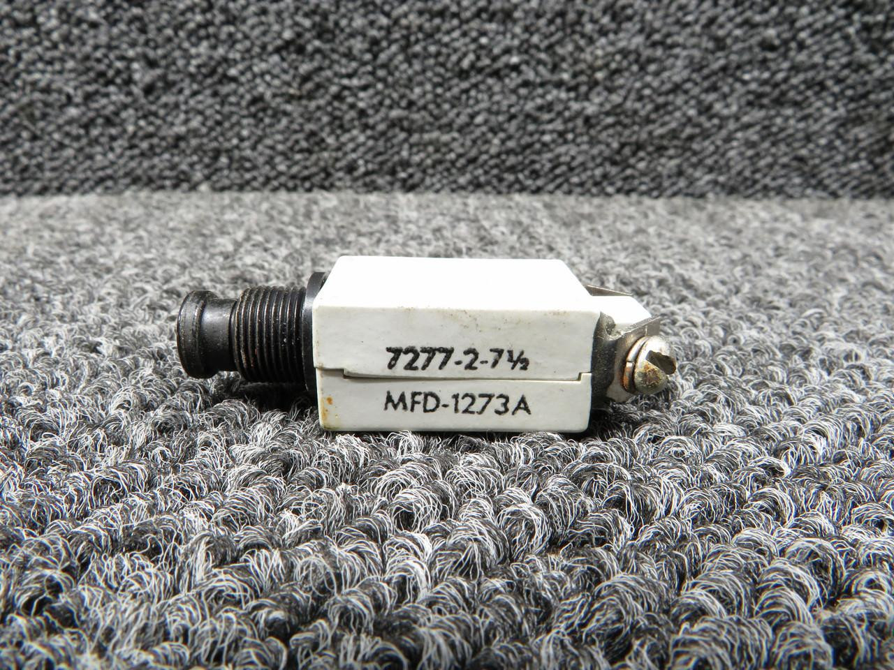 7277-2-7-1-2 Klixon Push Circuit Breaker (7.5 Amps) (Set of 10)