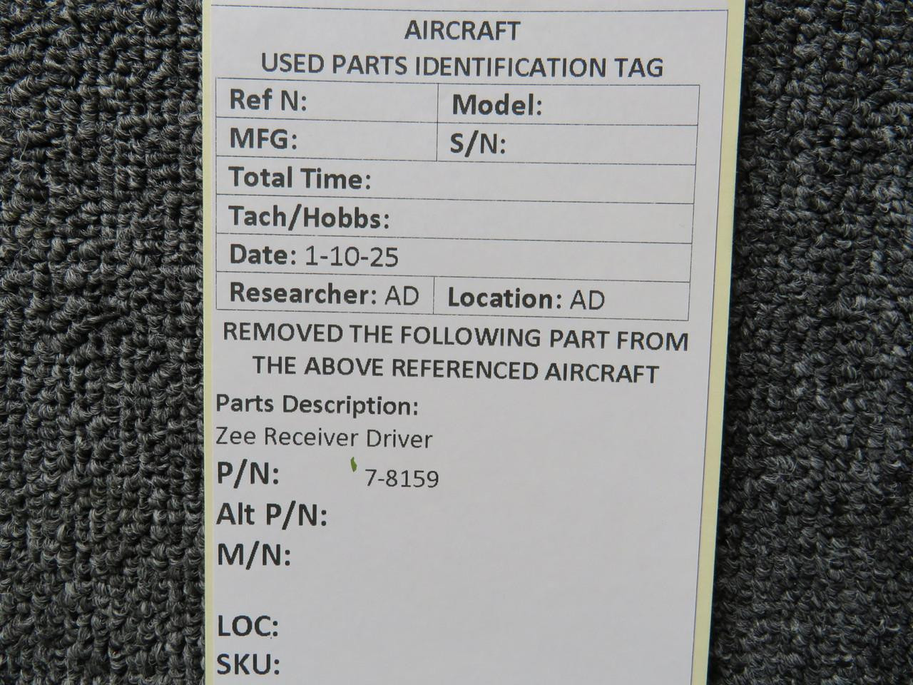7-8159 Zee Receiver Driver Unit