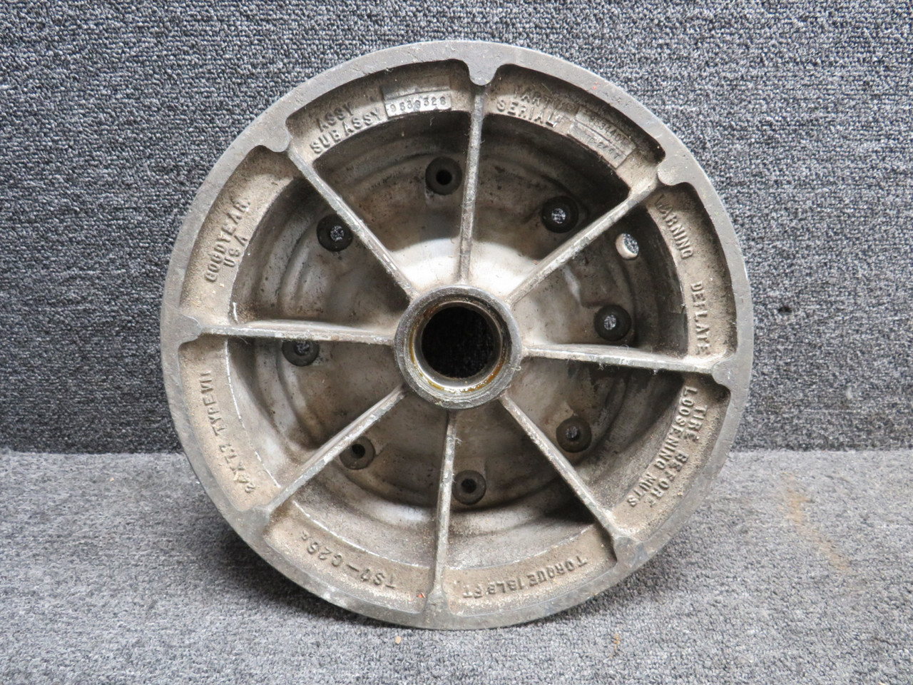 9536328 Goodyear A9542623 Main Wheel 24-7.7 Outer Wheel Half (Worn