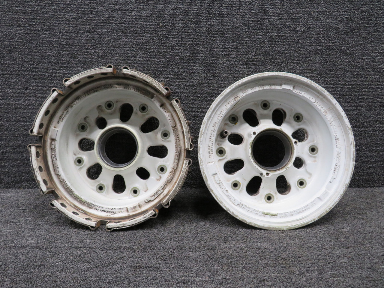 3-1357-1 BF Goodrich 18-5.5 Wheel Assembly, Worn