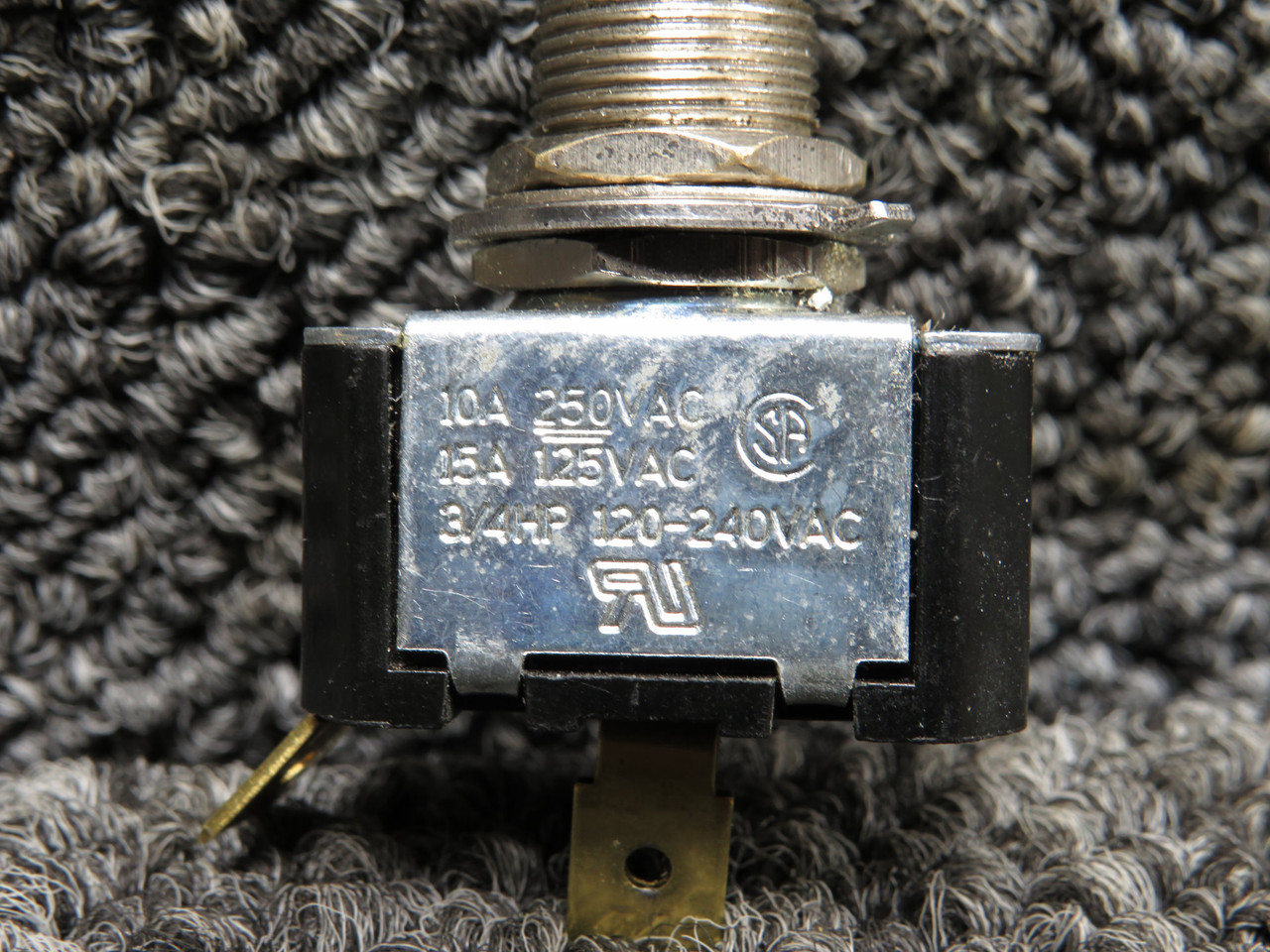 Carling Maintained Toggle Switch (Amps: 10-15, Voltage: 125-250)